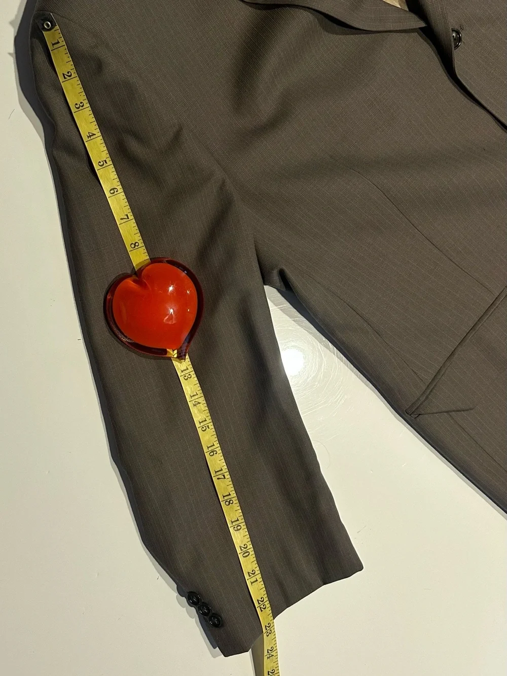 Calvin Klein Men’s Wool Sport Coat Jacket Blazer Sz 46R Solid Beige Tan Khaki